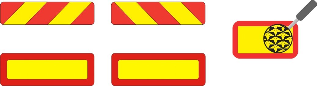 опознавательный знак для тягача опознавательный знак для грузовика