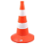 Пластиковый дорожный оградительный сигнальный конус Пластиковый дорожный оградительный сигнальный конус